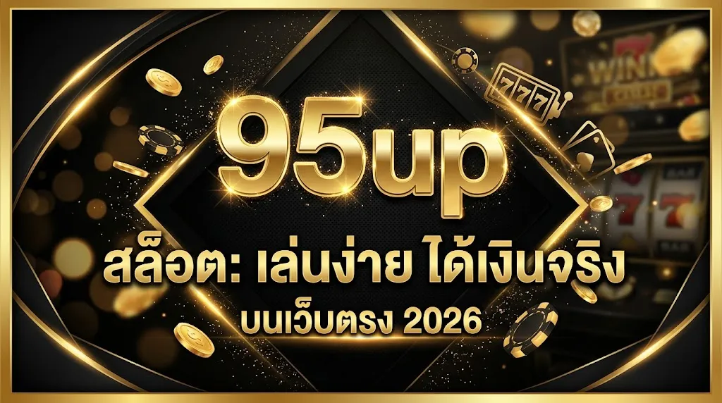 95up สล็อต: เล่นง่าย ได้เงินจริง บนเว็บตรง 2026
